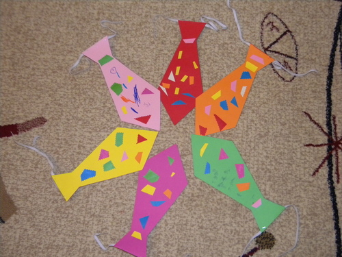 галстук, из бумаги, 23 февраля, поделка, с детьми, tie, paper, with kids, gift, kaklaraštis, iš popieriaus, darom su vaikais