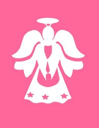 рождественские трафареты на окна