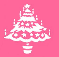рождественские трафареты на окна