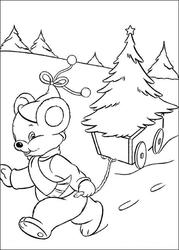 Новогодние раскраски 31