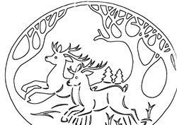новогодние трафареты, трафареты +для вырезания, трафареты +из бумаги 